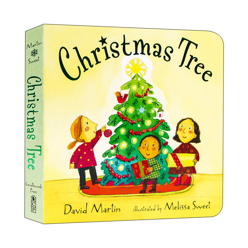 英文原版绘本 christmas tree 圣诞树 0-3岁幼儿儿童圣诞节主题绘本