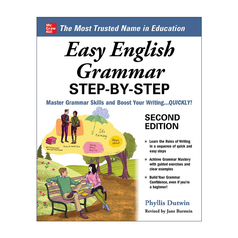 英文原版 Easy English Grammar Step-By-Step 轻松学英语语法 第2版 英文版 进口英语原版书籍