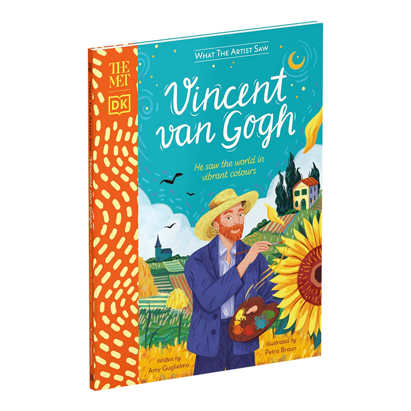 英文原版 精装 The Met Vincent van Gogh 透过艺术家之眼 文森特梵高 DK出版少儿历史人物科普百科全书 艺术家所见 进口英语书籍