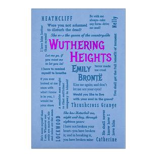 Word Wuthering 软精装 英文原版 Cloud 进口英语原版 呼啸山庄 英文版 Heights 书籍 第2版 Classics 皮质封面词云经典