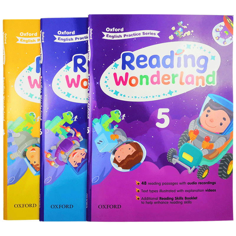 牛津小学英语阅读练习册4-6年级 英文原版 Oxford Reading Wonderland 3册 英文版 正版进口原版英语书籍 OUP Oxford