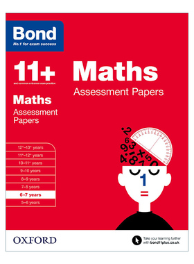 英文原版 Bond 11+ Assessment Papers Maths 6-7 Years 牛津邦德英国小升初测试卷练习册 数学 6-7岁 英文版 进口英语原版书籍