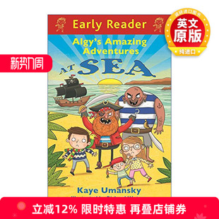 阿尔吉 Algy 英文原版 海底冒险 进口英语原版 Amazing 英文版 书籍 Adventures 章节桥梁书 Sea