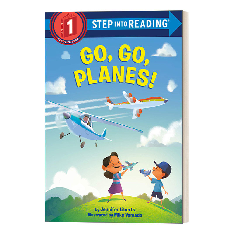 step into reading 1 go go planes 飞起来 飞机 英文版 进口英语原版