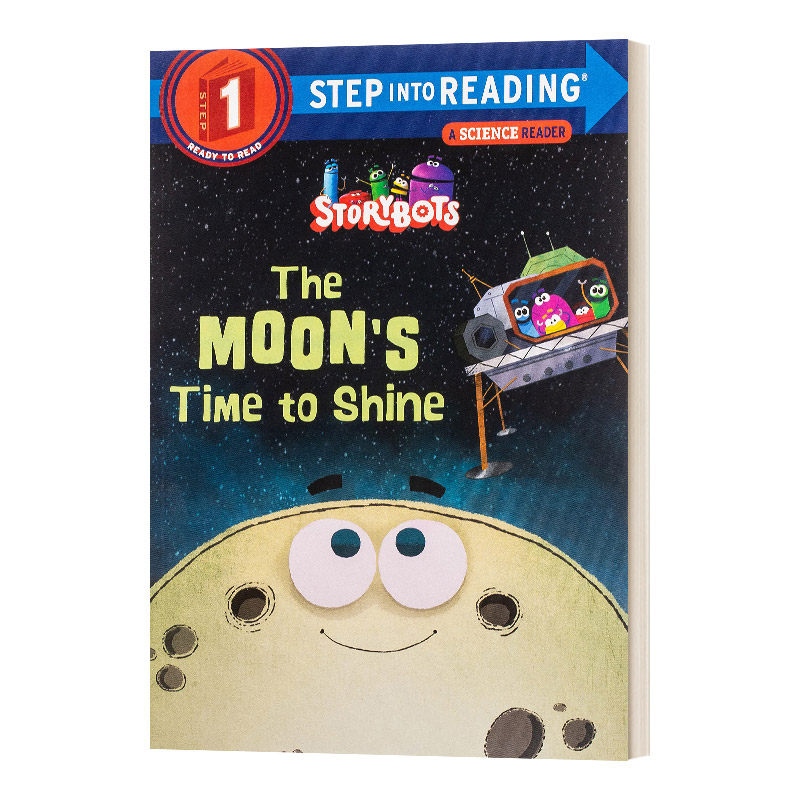 英文原版 The Moon's Time to Shine 月亮的发光时间 Step into Reading 1 英文版 进口英语原版书籍儿童全英语书