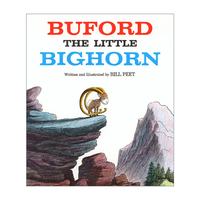 英文原版 Buford the Little Bighorn 会滑雪的大角山羊 阿布 凯迪克奖得主 迪斯尼故事创意人 Bill Peet 英文版 进口英语原版书籍