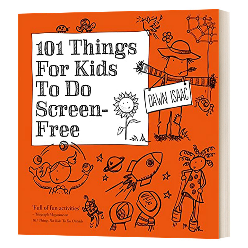 英文原版 101 Things for Kids to do Screen-Free 101件让孩子不用看手机屏幕做的事情 英文版 进口英语原版书籍