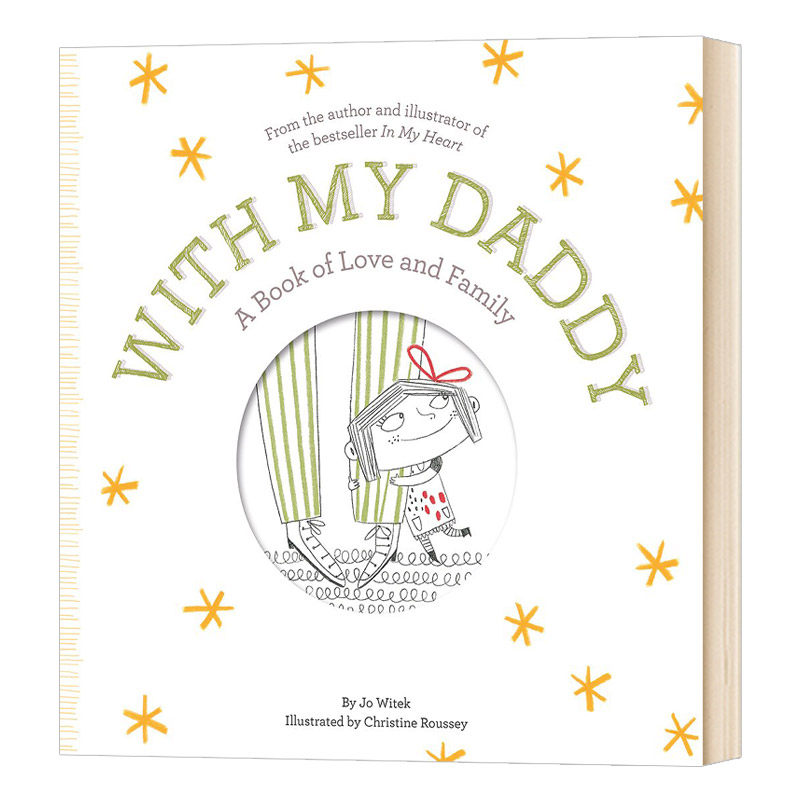 英文原版 精装 With My Daddy A Book of Love and Family 和爸爸一起 关于爱与家庭 绘本 英文版儿童全英语书