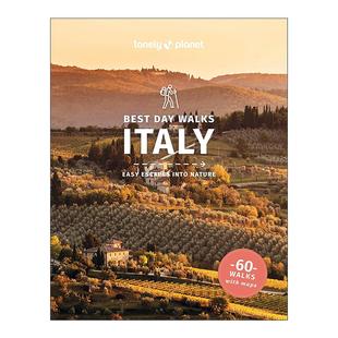 英文原版 Lonely Planet Best Day Walks Italy 意大利一日游徒步路线精选60条 第2版 孤独星球旅行指南 英文版 进口英语原版书籍