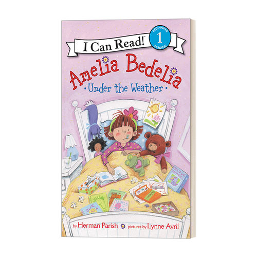 英文原版 Amelia Bedelia Under the Weather 阿米莉亚身体不适 糊涂女佣 分级读物 英文版 进口英语原版书籍