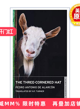 英文原版 The Three-Cornered Hat 三角帽 佩德罗·安托尼奥·德·阿拉尔孔 Alma经典文学 英文版 进口英语原版书籍