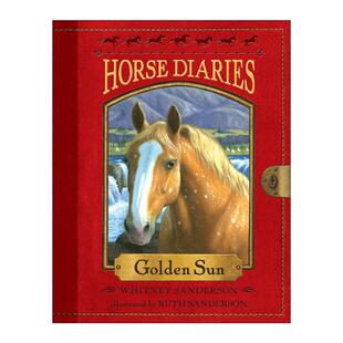 金太阳 Horse Sun 英文原版 儿童历史小说 进口英语原版 Hart Diaries 书籍 Golden 爱伦坡奖提名作家Alison 小马驹日志系列5