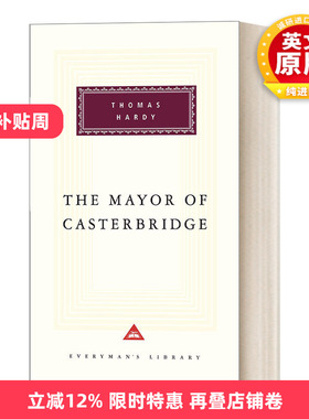 英文原版 The Mayor Of Casterbridge 卡斯特桥市长 托马斯·哈代 Everyman精装收藏版 英文版 进口英语原版书籍