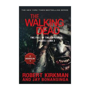 衰落2合1 The 州长 英文版 Parts and Governor 尸走肉 the 书籍 进口英语原版 Dead Walking Fall 影视小说 英文原版