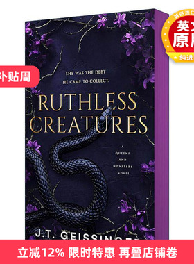 英文原版 Ruthless Creatures 无情生物 女王与怪兽卷一 2022年杰出文学天才奖 英文版 进口英语原版书籍