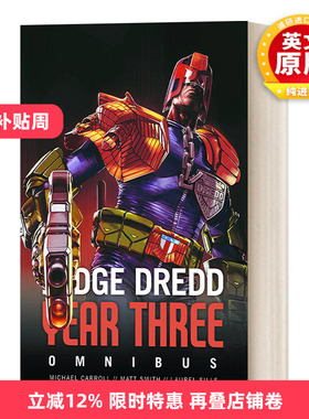 Judge Dredd Year Three 英文原版 特警判官3 英文版 进口英语原版书籍