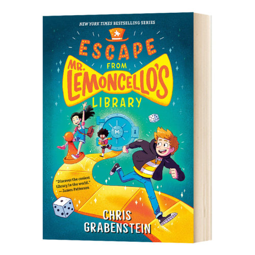 神奇图书馆系列1 美版 英文原版 Escape from Mr. Lemoncello's Library 英文版 进口英语书籍儿童全英语书