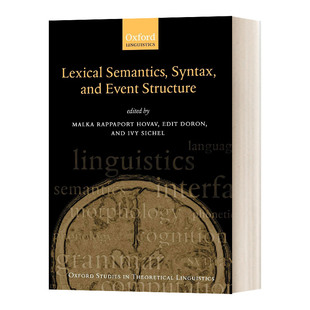 进口英语原版 Lexical Semantics Event 词汇语义 Structure Syntax 英文原版 书籍 句法和事件结构 英文版 and