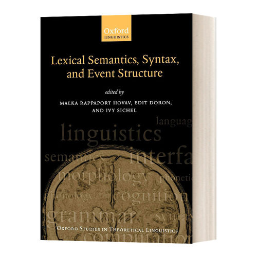 英文原版 Lexical Semantics Syntax and Event Structure 词汇语义 句法和事件结构 英文版 进口英语原版书籍