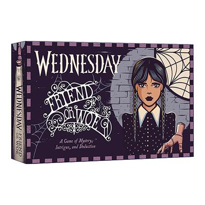 英文原版 Wednesday Friend Or Woe 星期三 敌友难辨 悬疑推理桌游 同名热门美剧周边 英文版 进口英语原版书籍