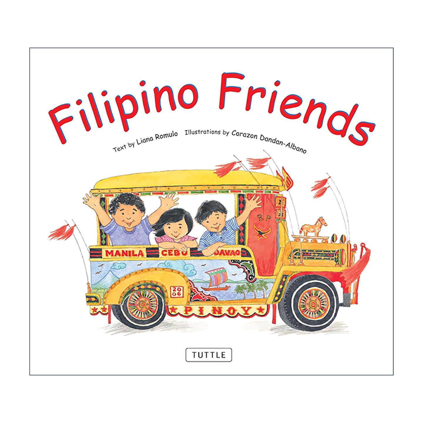 英文原版 Filipino Friends 菲律宾的朋友们 儿童文化习俗传统科普百科 旅游 精装绘本 Tuttle 英文版 进口英语原版书籍