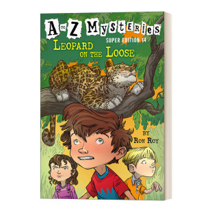英文原版 Leopard on the Loose A to Z Mysteries Super Edition #14 神秘豹子逍遥法外 神秘案件特别版14 英文版 进口英语书籍