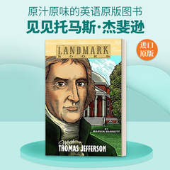 英文原版 Meet Thomas Jefferson Landmark Books 见见托马斯·杰斐逊 里程碑系列 英文版 进口英语原版书籍