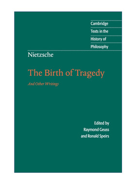 英文原版 Nietzsche The Birth of Tragedy and Other Writings 尼采 悲剧的诞生和其他著作 剑桥哲学史文本系列 英文版进口书籍