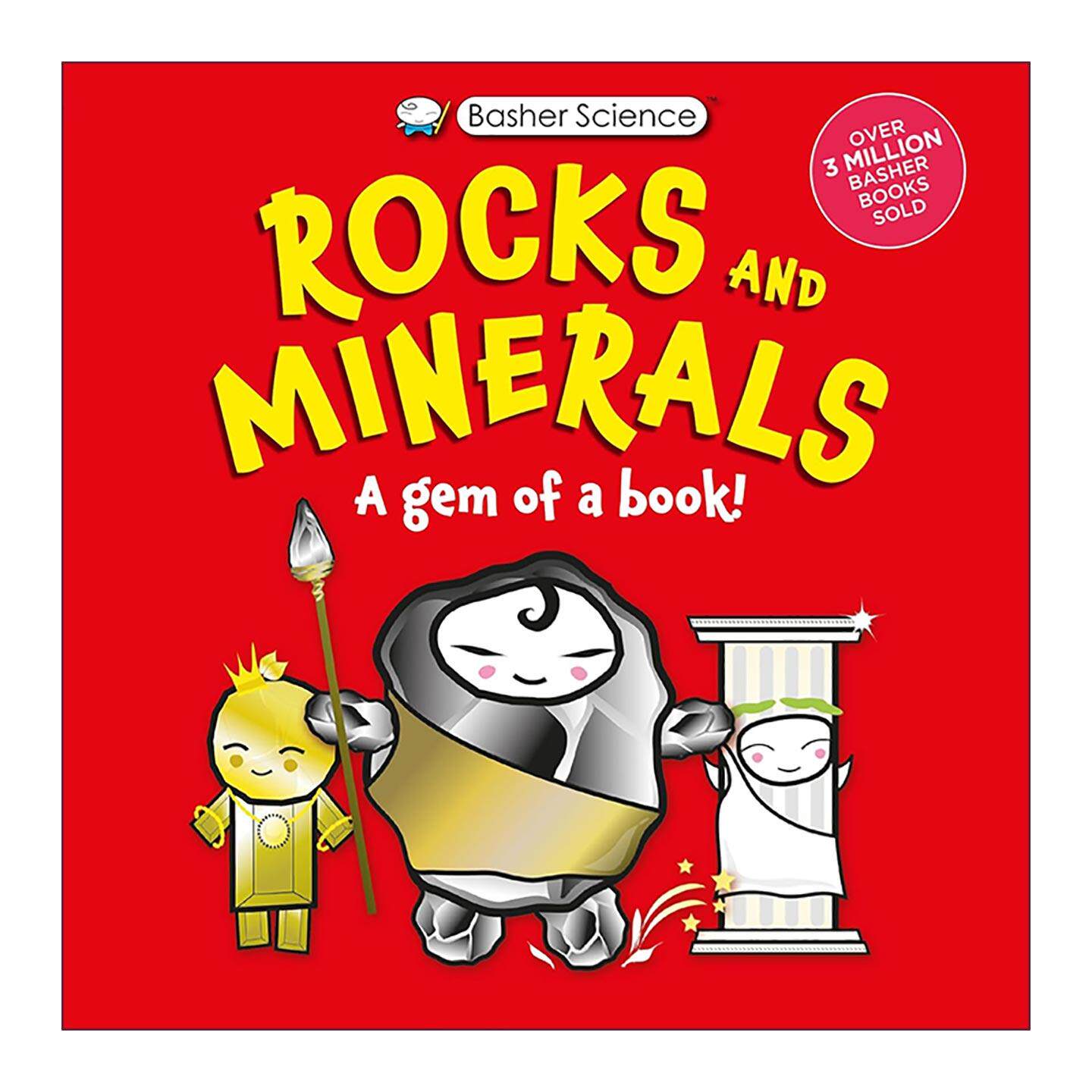 英文原版 Basher Science Rocks and Minerals A Gem of a Book 巴舍 酷酷的科学之岩石 英文版 进口英语原版书籍