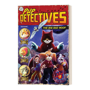 Woof Pup Big 英文原版 小狗侦探7 进口英语原版 英文版 Detectives 书籍 The 大坏蛋 Bad