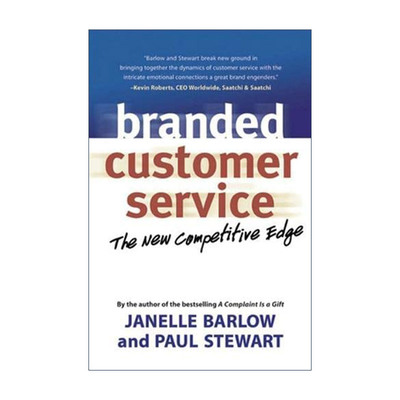英文原版 Branded Customer Service 品牌化客户服务 新的竞争优势 市场营销 Janelle Barlow 英文版 进口英语原版书籍