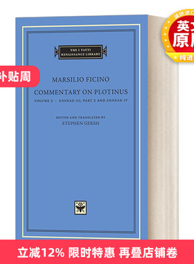 英文原版 Commentary on Plotinus  Volume 5 普罗提努斯评注 卷5 塔蒂文艺复兴丛书 英文版 进口英语原版书籍
