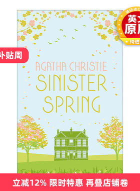 英文原版小说 Sinister Spring 春日邪恶 阿加莎克里斯蒂短篇推理悬疑故事集 春天故事特辑精装 英文版 进口英语原版书籍