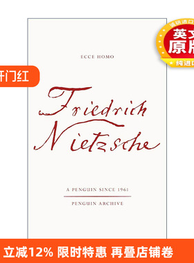 英文原版 Ecce Homo 瞧这个人 尼采 企鹅经典文学90周年纪念系列 英文版 进口英语原版书籍