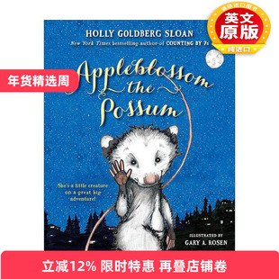英文原版 Appleblossom the Possum 苹果花和怪物朋友 Counting by 7s作者 儿童冒险小说 英文版 进口英语原版书籍