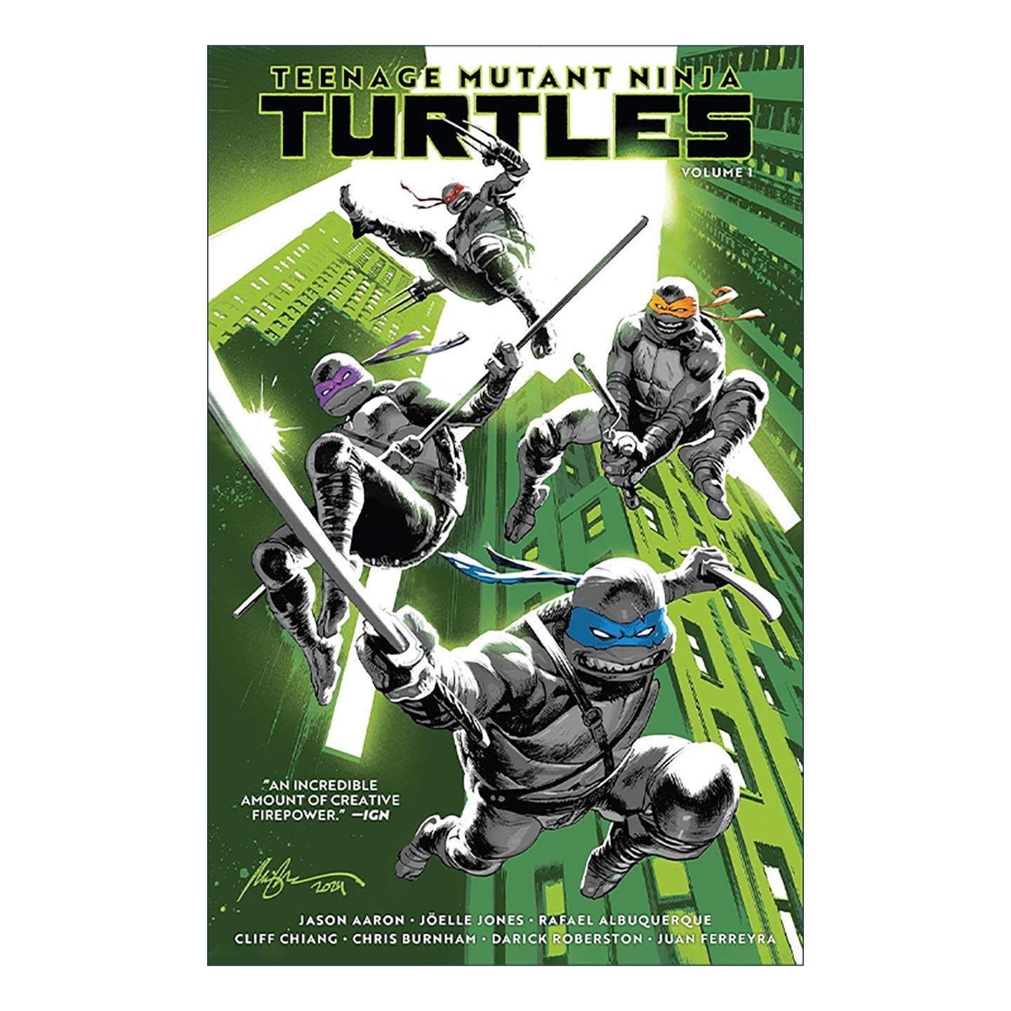 英文原版 Teenage Mutant Ninja Turtles Vol.1 Return to New York 忍者神龟 卷一 重返纽约 IDW全彩漫画 进口英语原版书籍