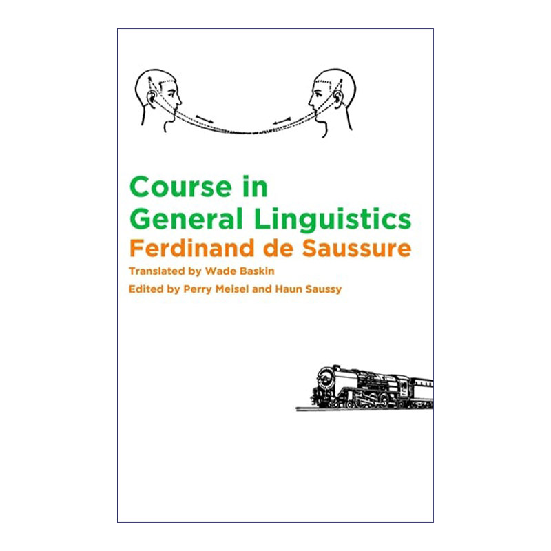 英文原版 course in general linguistics 普通语言学教程 现代语言学