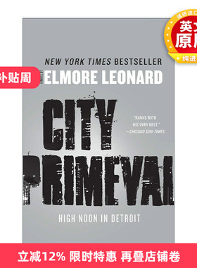 英文原版 City Primeval 火线警探 影视原著 埃尔莫·伦纳德 英文版 进口英语原版书籍