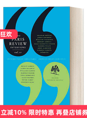 英文原版 The Paris Review Interviews II Wisdom from the World's Literary Masters 巴黎评论作家访谈2 进口英语原版书籍