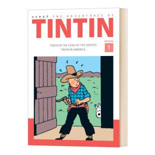 Volume 儿童全英语书 The 英文版 丁丁历险记卷一 Tintin Adventures 精装 英文原版