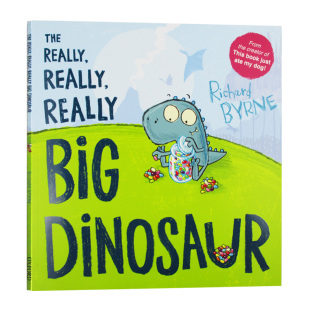 英文版 书籍 儿童英语绘本 Big Dinosaur Really 英文原版 The 原版 真 少儿课外阅读故事书 是一只大恐龙