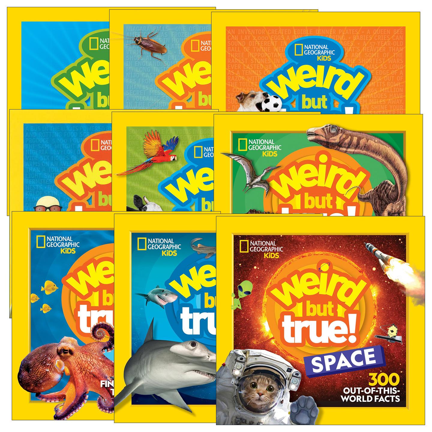 英文原版 Weird But True 真的好奇怪科普系列9册 美国国家地理 儿童科普百科 英文版 进口英语原版书籍