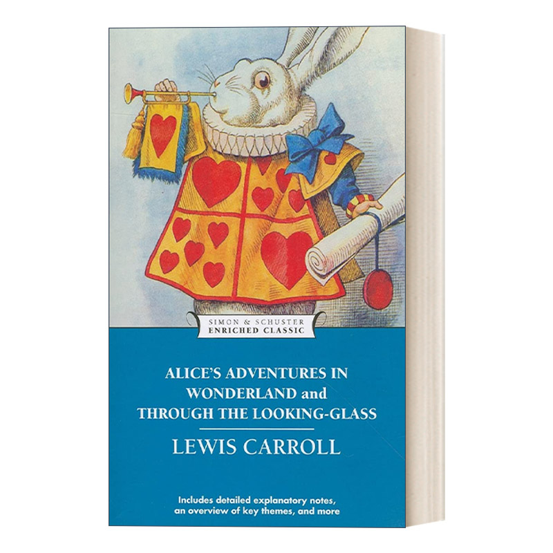 英文原版 Alice's Adventures in Wonderland and Through the Looking-Glass 爱丽斯镜中奇遇记 Enriched Classics系列 英文版