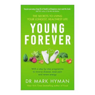 马克?海曼 Young 秘诀 英文原版 Mark 进口英语原版 永远年轻 英文版 Forever 书籍 活得长寿和健康 Hyman 抗衰老