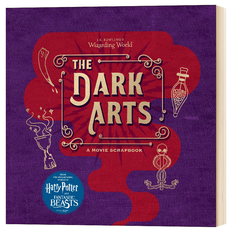 JK罗琳 黑魔法的艺术 电影画册 英文原版 JK Rowling's Wizarding World The Dark Arts 哈利波特 神奇动物在哪里 英文版英语书籍