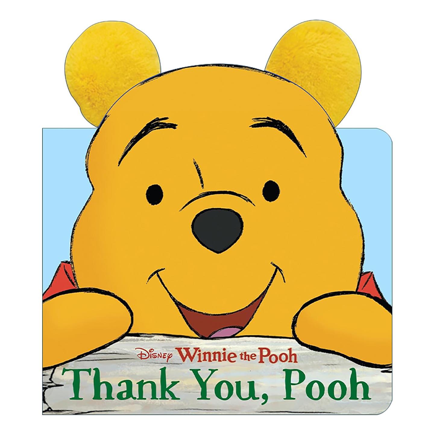 英文原版 Thank You Pooh Ears Books 谢谢你 噗噗 小熊维尼 耳朵书系列 迪士尼儿童绘本 纸板书 英文版 进口英语原版书籍