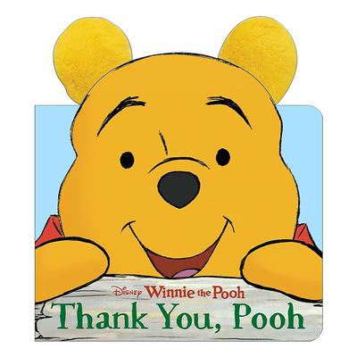 英文原版 Thank You Pooh Ears Books 谢谢你 噗噗 小熊维尼 耳朵书系列 迪士尼儿童绘本 纸板书 英文版 进口英语原版书籍