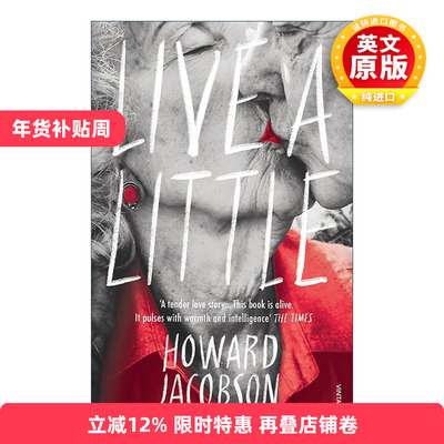 英文原版 Live a Little 及时行乐 霍华德?雅各布森小说 温盖特文学奖 英文版 进口英语原版书籍