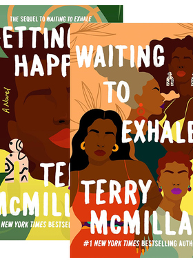 英文原版 Waiting to Exhale 等待呼气系列2册 女性小说 中年危机 Terry McMillan 英文版 进口英语原版书籍
