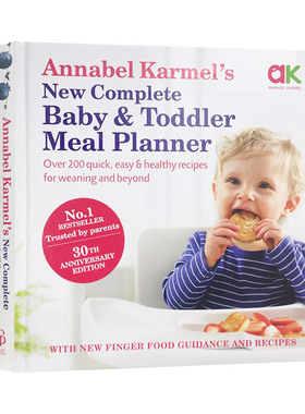 英文原版 精装 Annabel Karmel's New Complete Baby & Toddler Meal Planner 安娜贝尔育儿辅食大全 英文版 进口英语原版书籍
